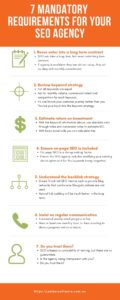 7 mandatory criteria for your SEO agency