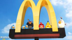 How do free apps make money - McDonalds Product placement example